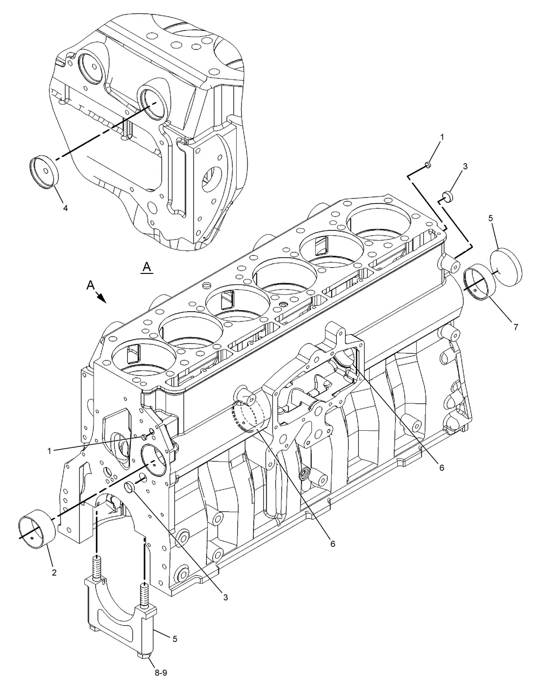330C · BASIC ENGINE · 204-9538 CAT parts diagram