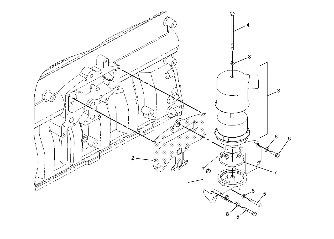 330C · BASIC ENGINE · 202-3301 CAT parts diagram