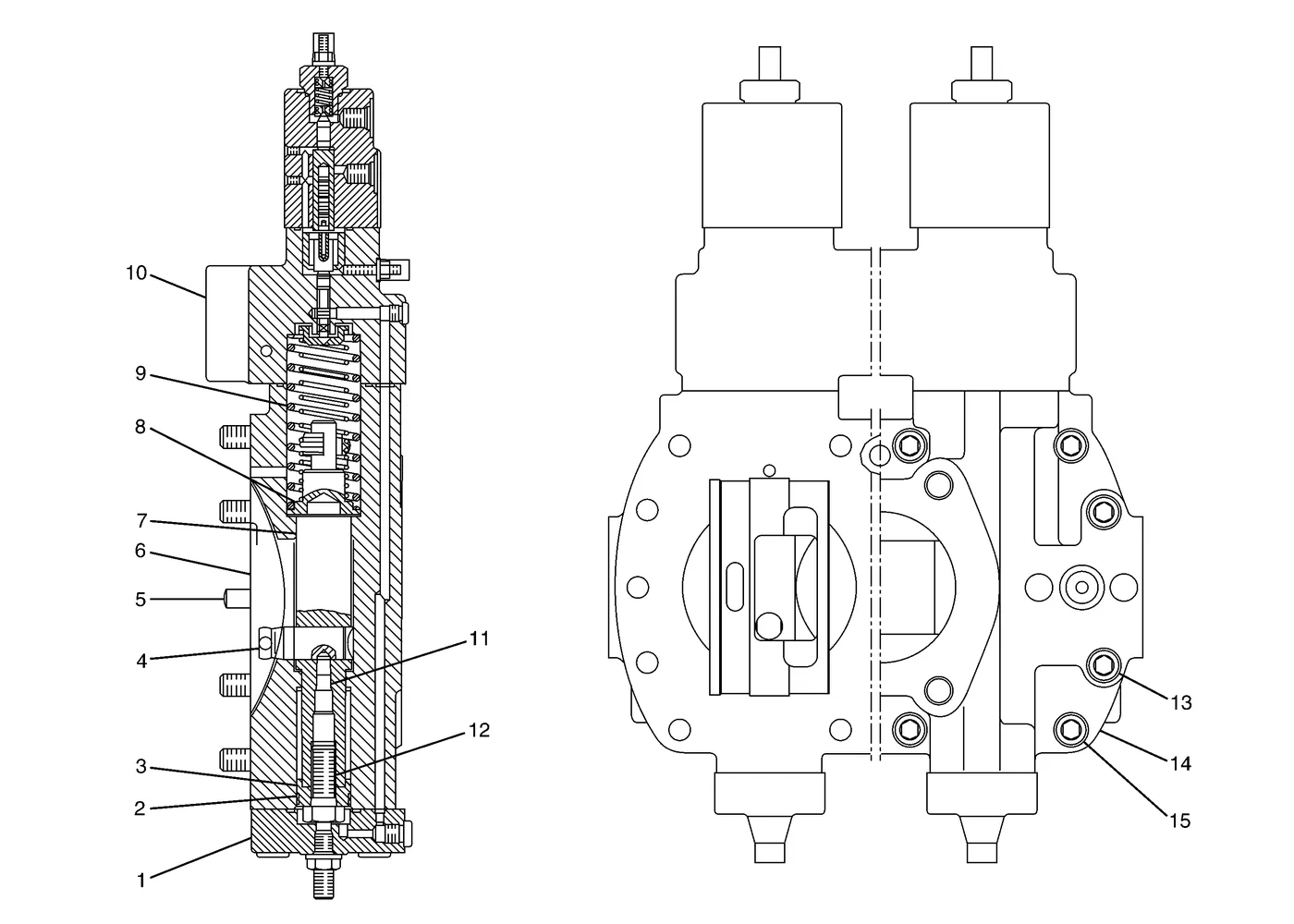 330C · HYDRAULIC SYSTEM · 250-2535 CAT parts diagram