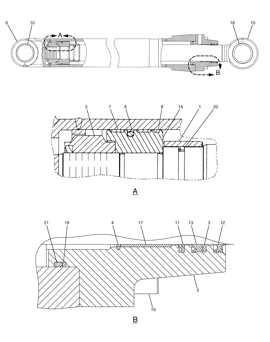 242-6840 - SEAL KIT (INCLUDES PARTS MARKED J)