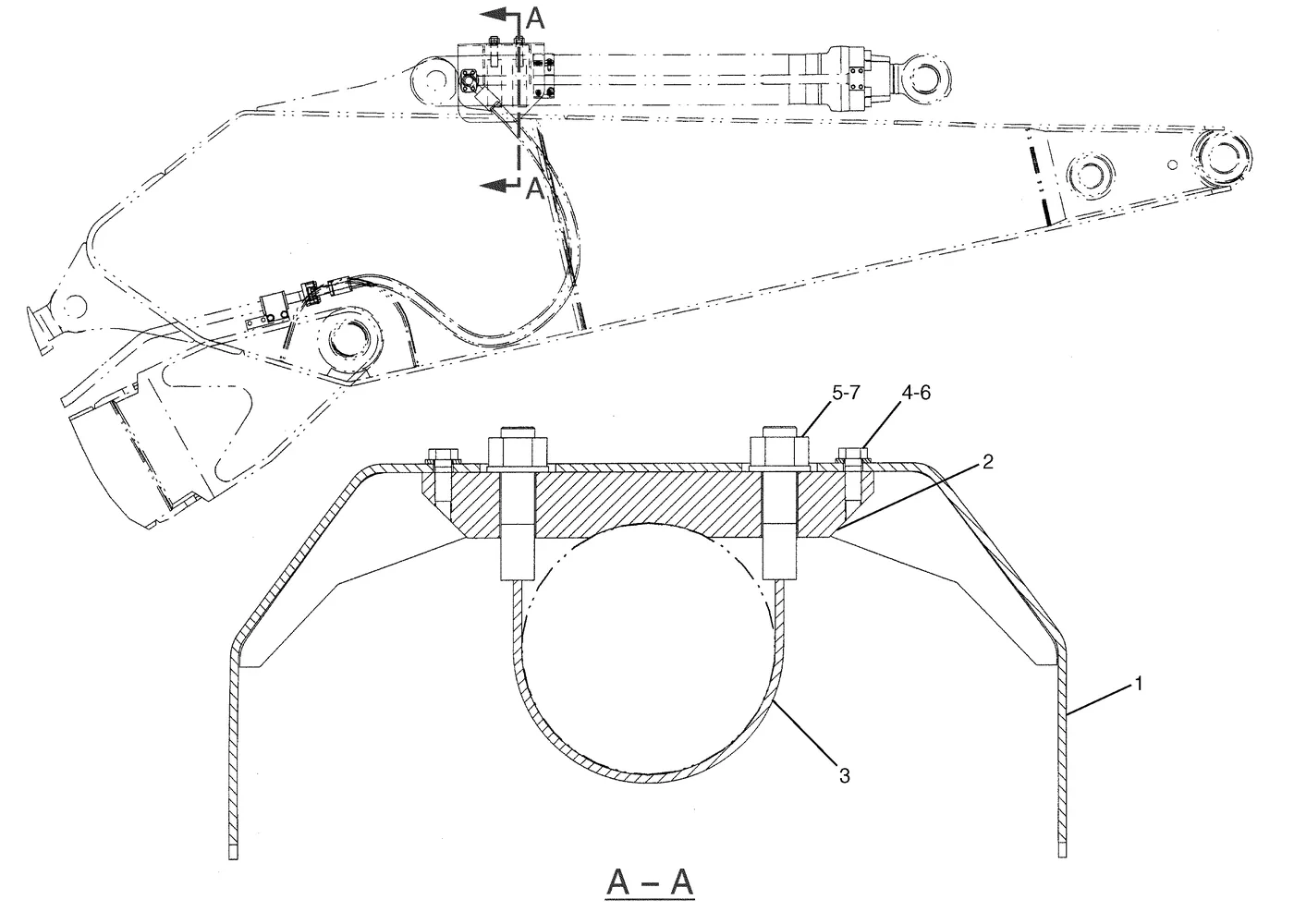 330C · HYDRAULIC SYSTEM · 126-2123 CAT parts diagram