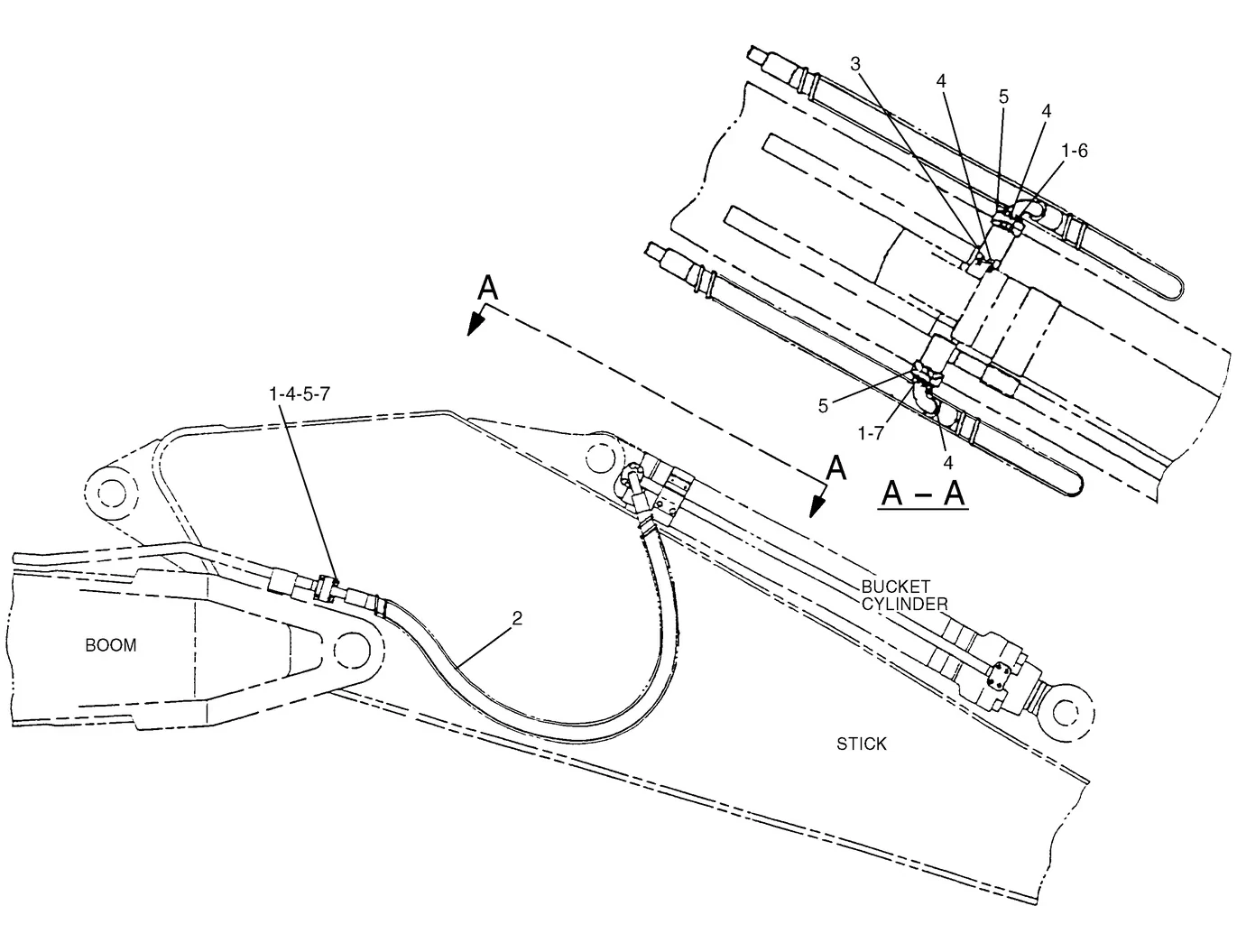 330C · HYDRAULIC SYSTEM · 113-6853 CAT parts diagram