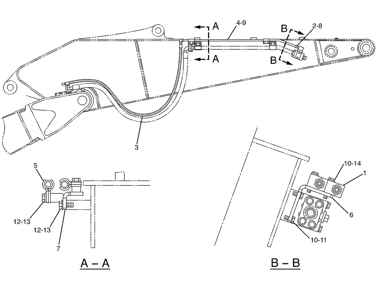 330C · HYDRAULIC SYSTEM · 193-6393 CAT parts diagram