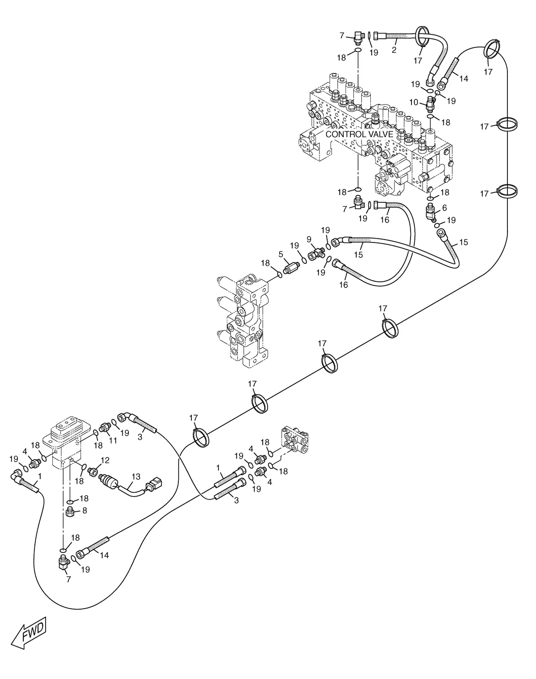 087-5766 - HOSE AS (NOM 06, L=680mm)