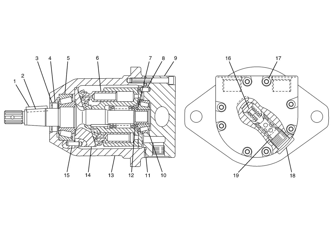 330C · HYDRAULIC SYSTEM · 191-5611 CAT parts diagram