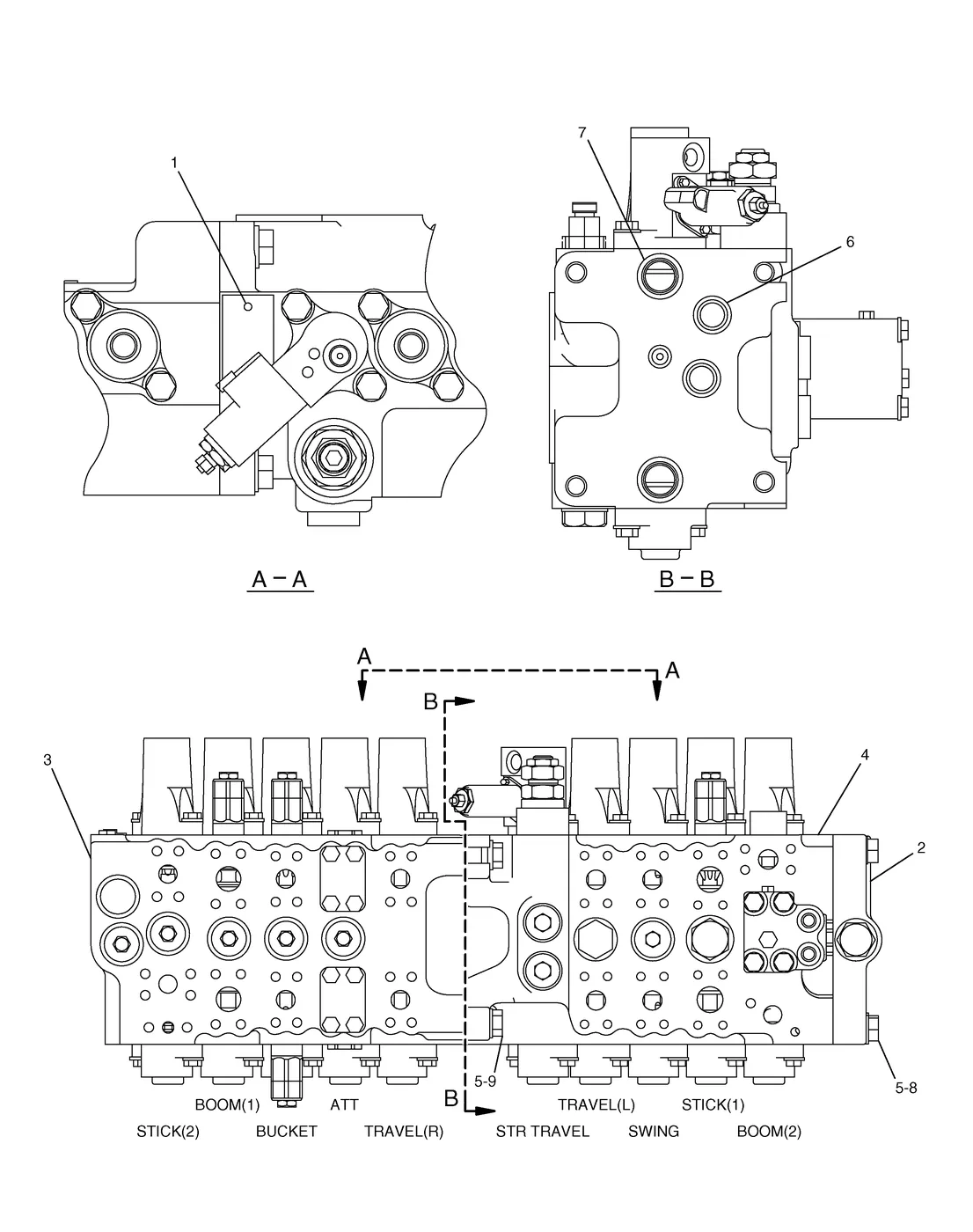 330C · HYDRAULIC SYSTEM · 236-6381 CAT parts diagram