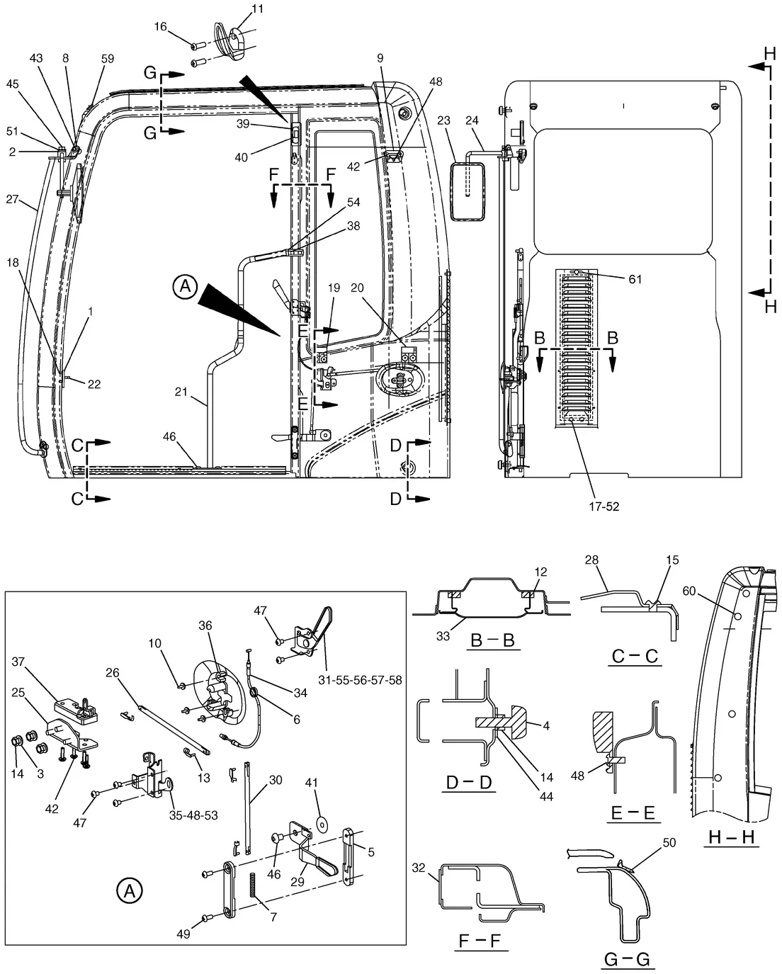 330C · OPERATOR STATION · 185-8277 CAT parts diagram