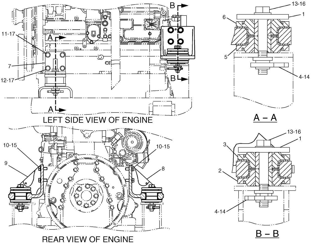 330C · BASIC ENGINE · 193-2715 CAT parts diagram