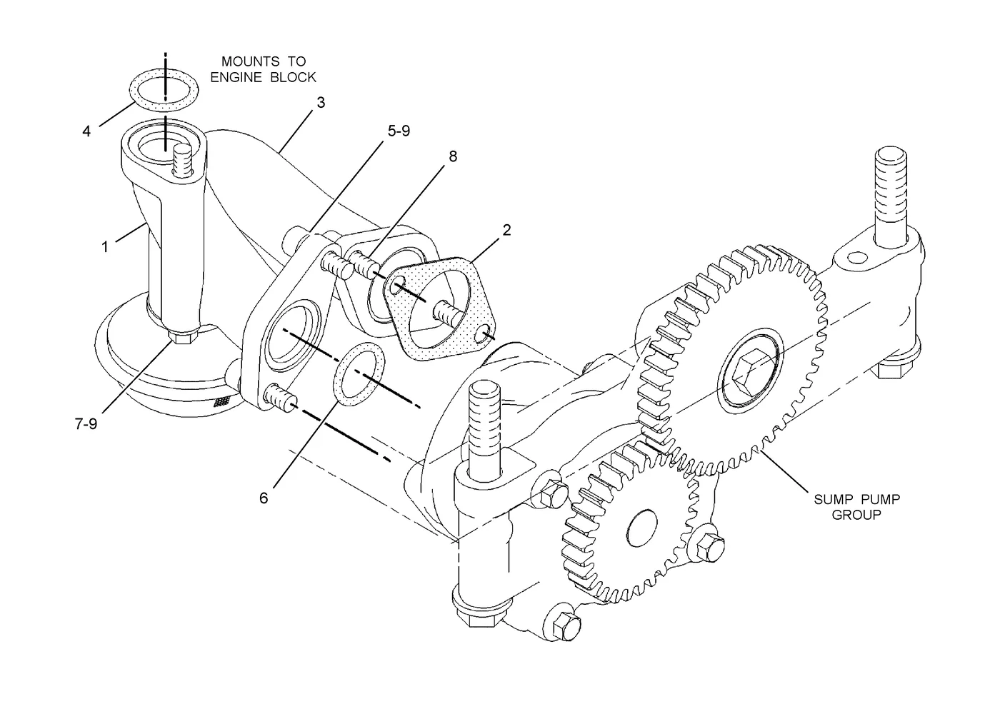 330C · LUBRICATION SYSTEM · 202-6603 CAT parts diagram