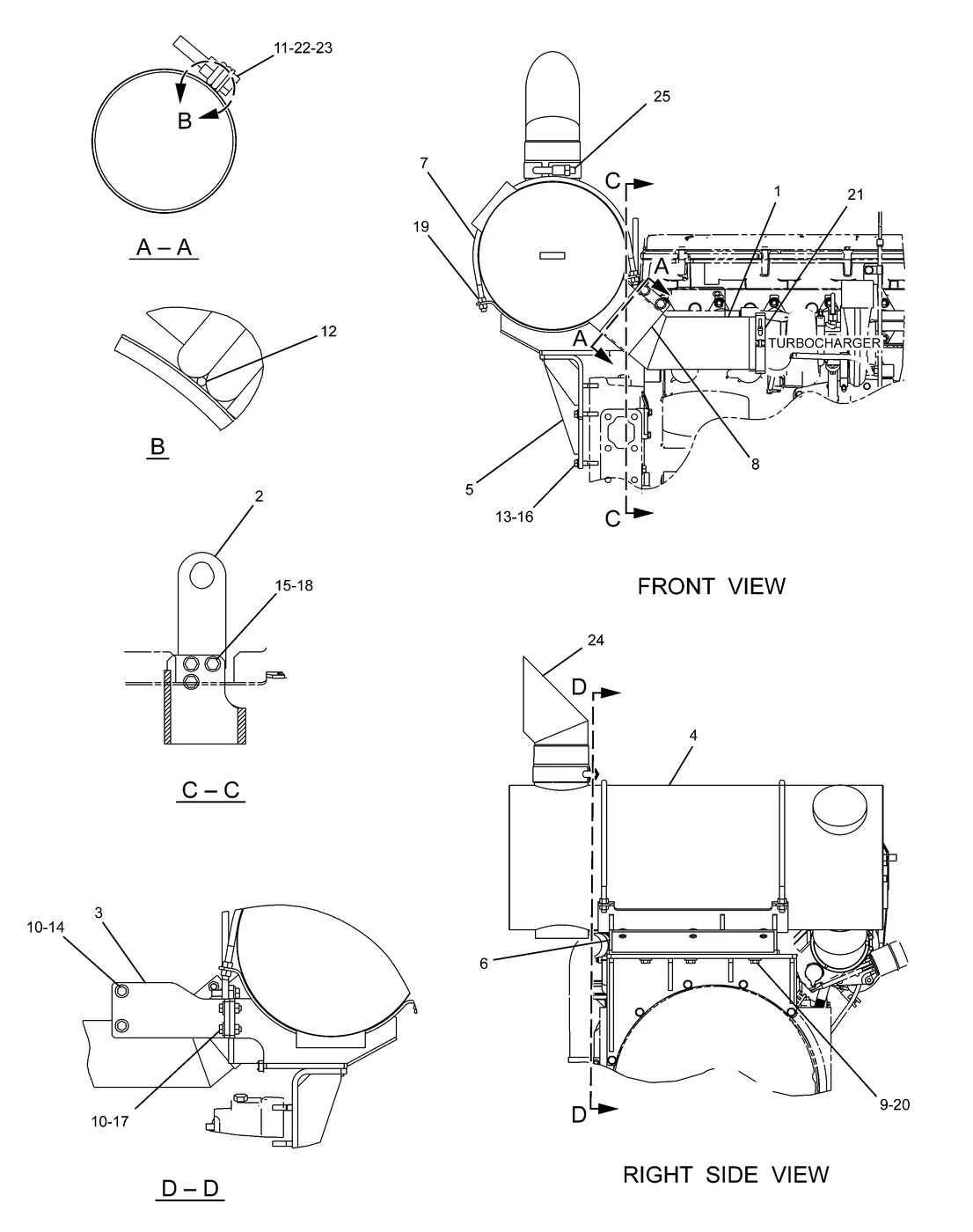 330D · FUEL SYSTEM · 258-8745 CAT parts diagram