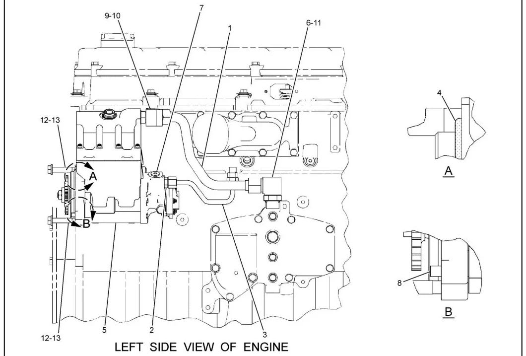 330D 6V4589 parts diagram