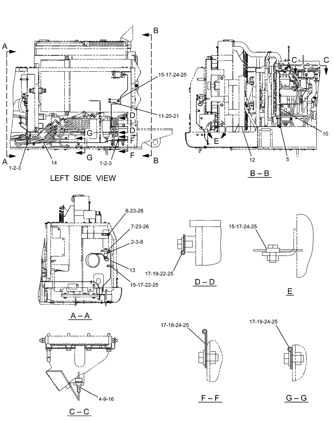 330D · ELECTRICAL AND STARTING SYSTEM · 239-6677 CAT parts diagram