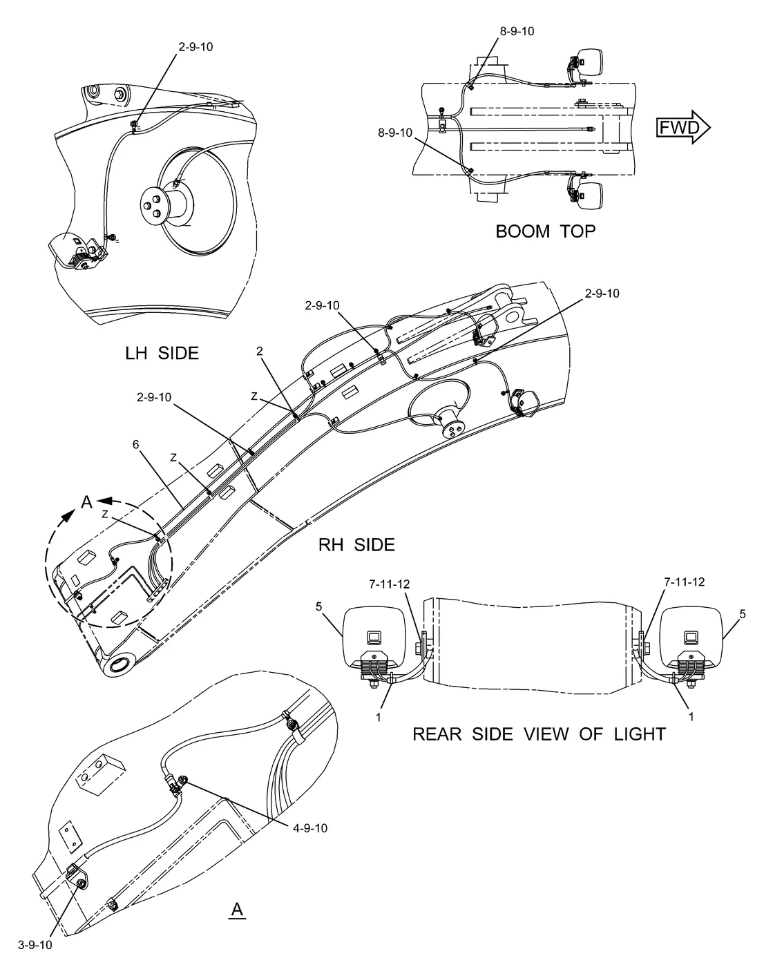 330D · ELECTRICAL AND STARTING SYSTEM · 238-1584 CAT parts diagram