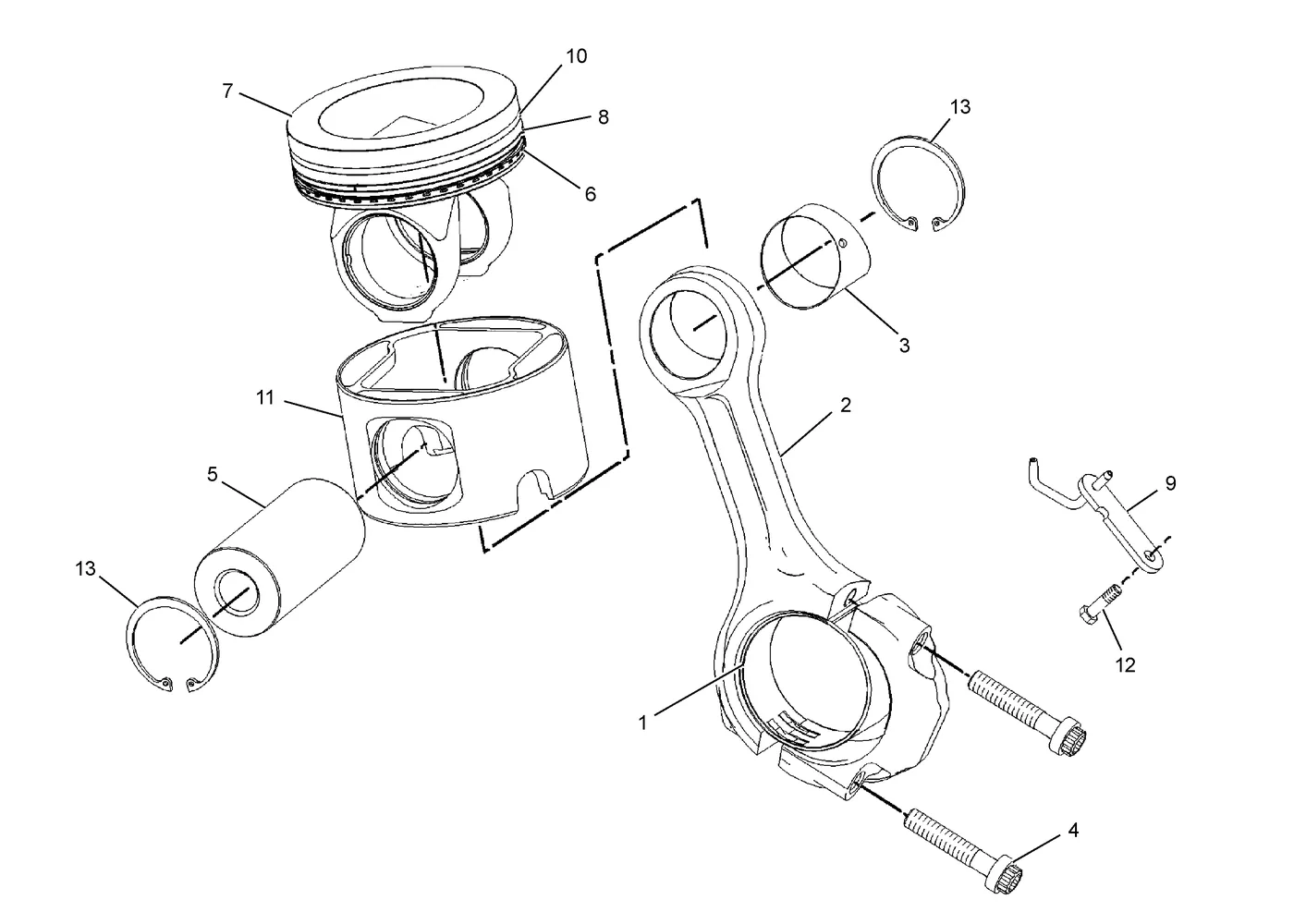 330D · BASIC ENGINE · 265-1400 CAT parts diagram