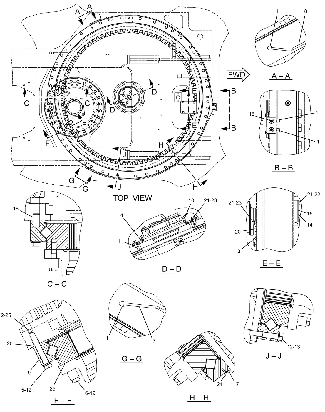 330D · FRAME AND BODY · 251-2755 CAT parts diagram