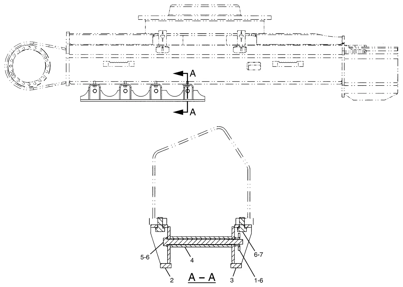 330D · FRAME AND BODY · 194-1184 CAT parts diagram