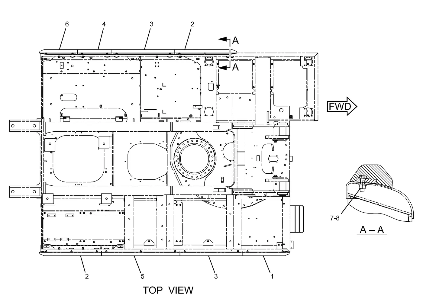 330D · FRAME AND BODY · 179-1486 CAT parts diagram