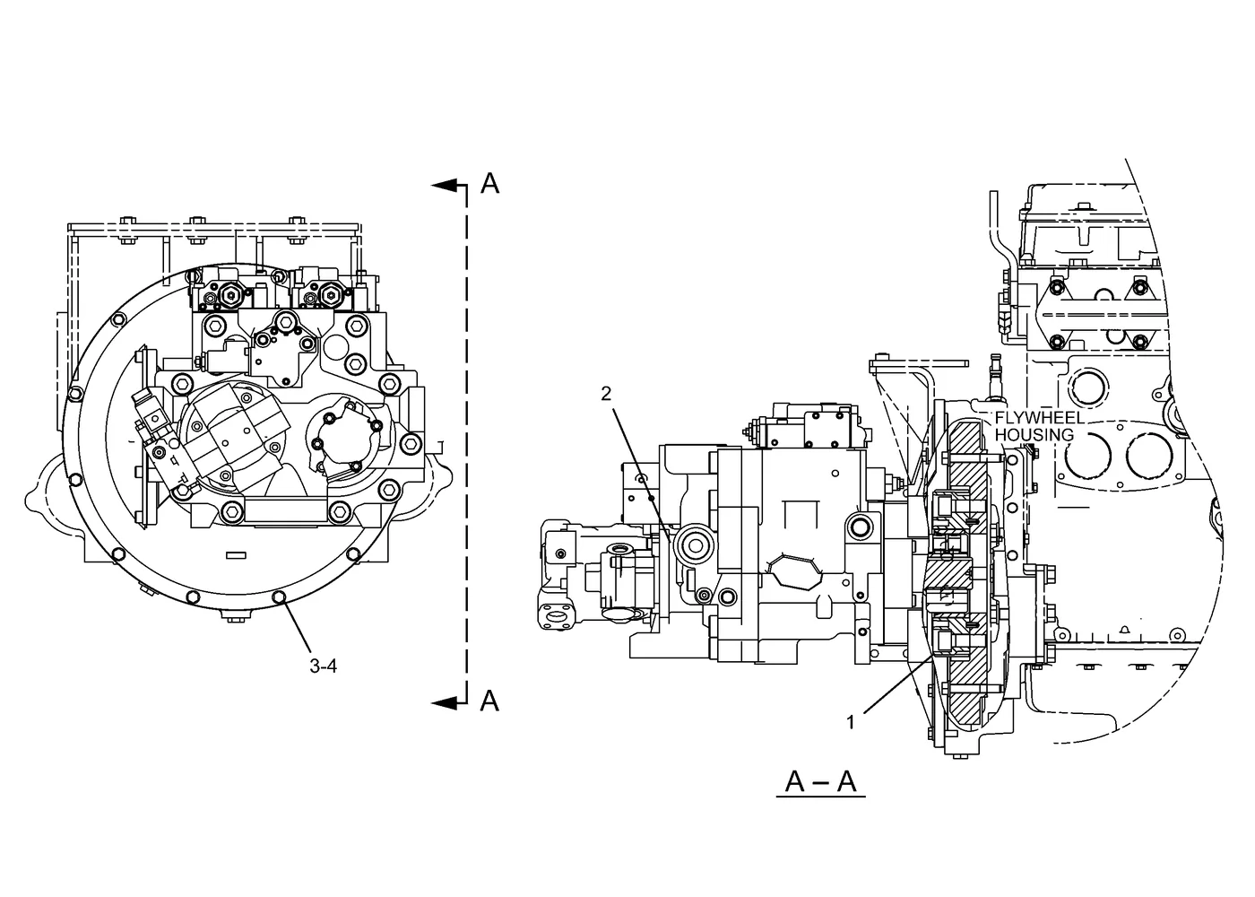 330D · HYDRAULIC SYSTEM · 272-4668 CAT parts diagram