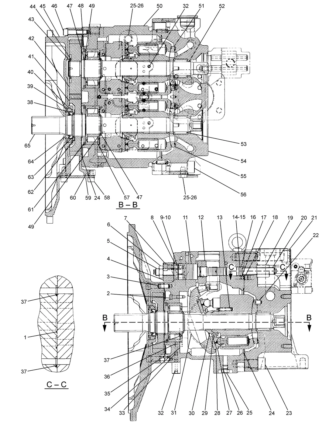 330D · HYDRAULIC SYSTEM · 259-0815 CAT parts diagram