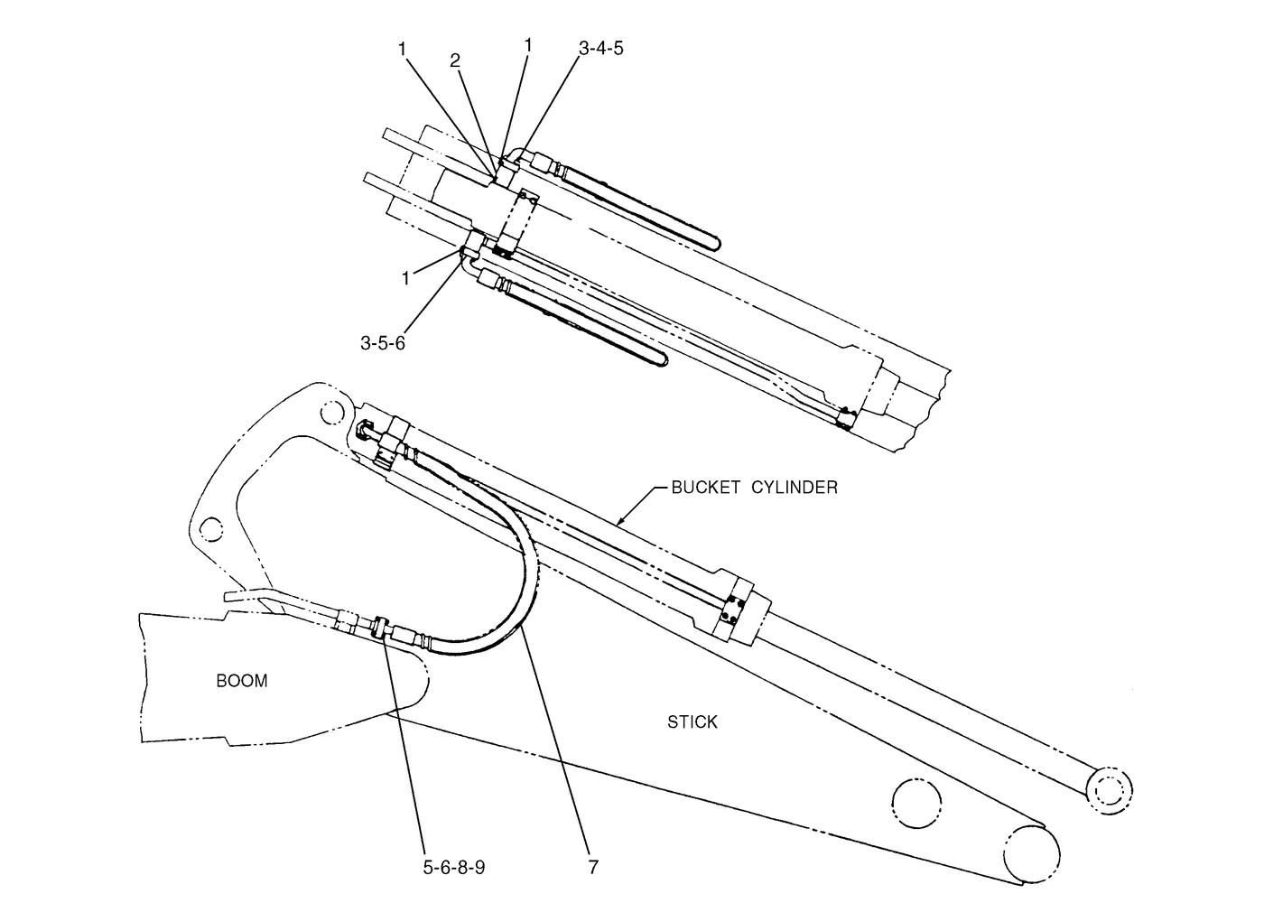 330D · HYDRAULIC SYSTEM · 113-6859 CAT parts diagram