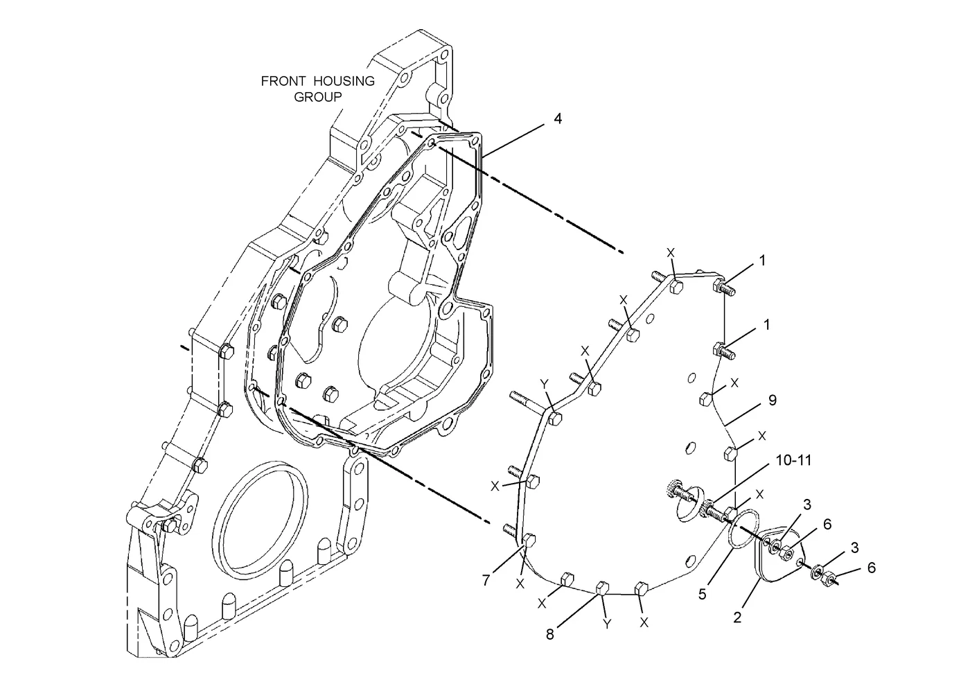 330D · BASIC ENGINE · 211-3285 CAT parts diagram