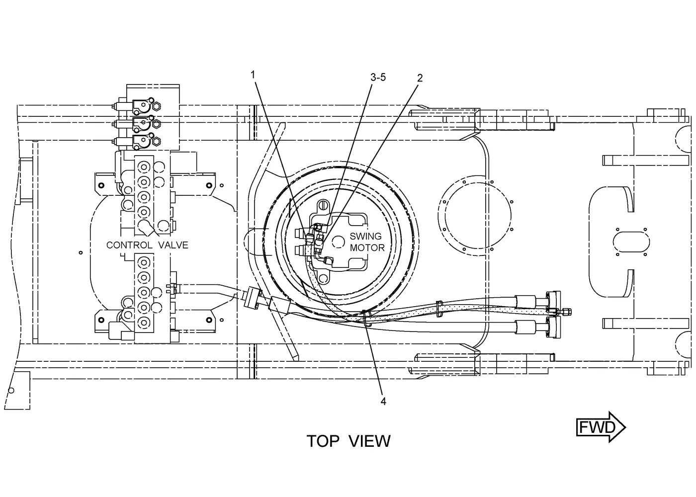 330D · HYDRAULIC SYSTEM · 204-2679 CAT parts diagram