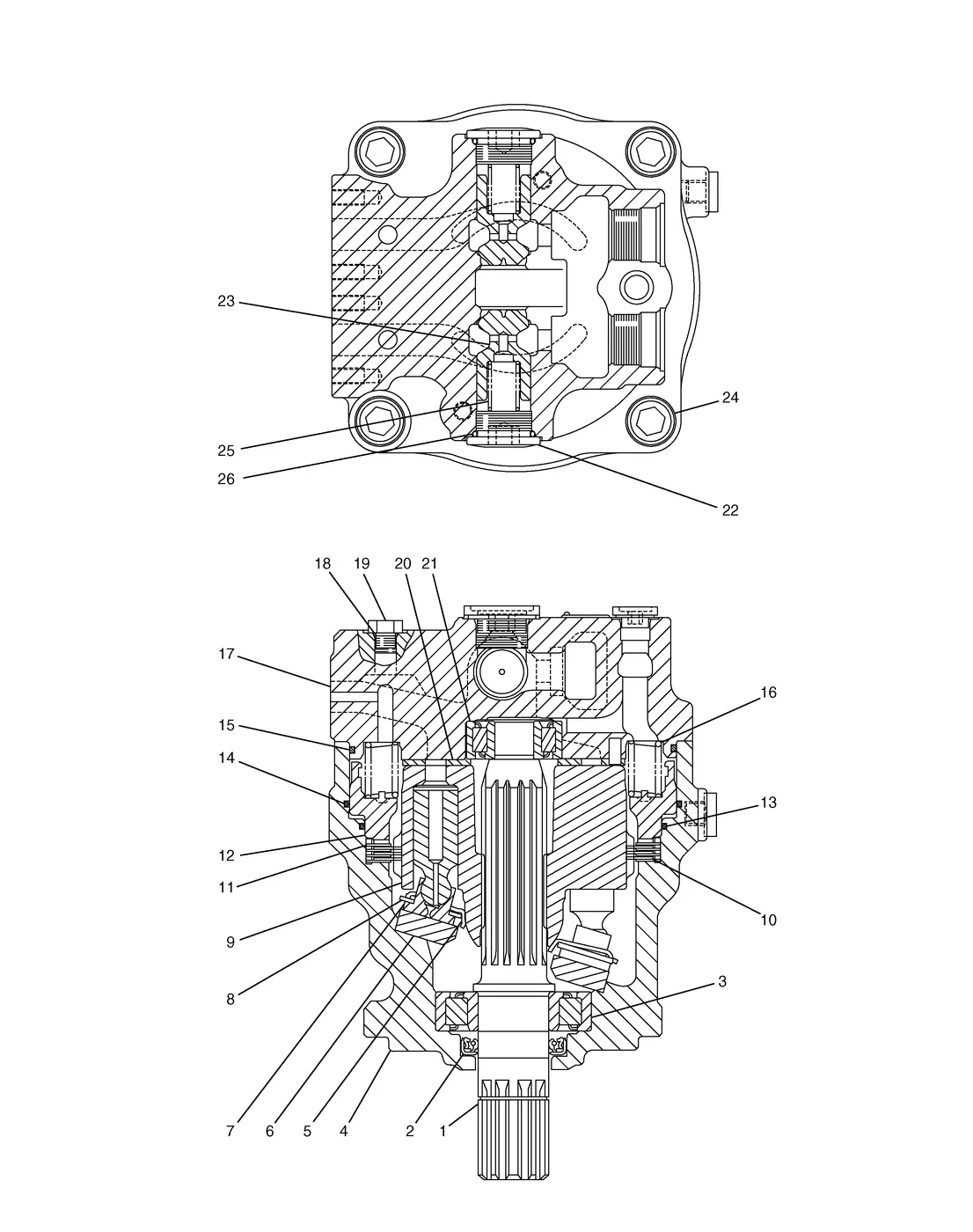 330D · HYDRAULIC SYSTEM · 266-7833 CAT parts diagram