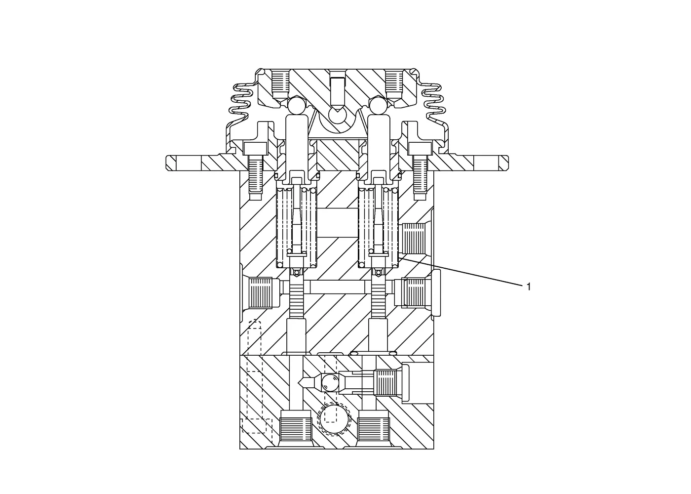330D · HYDRAULIC SYSTEM · 285-1537 CAT parts diagram