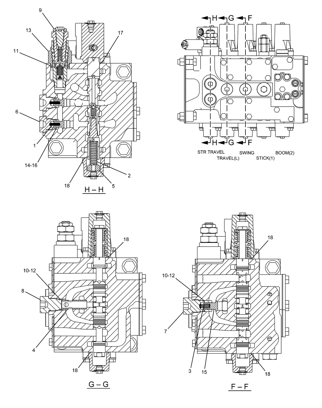 330D · HYDRAULIC SYSTEM · 270-5947 CAT parts diagram