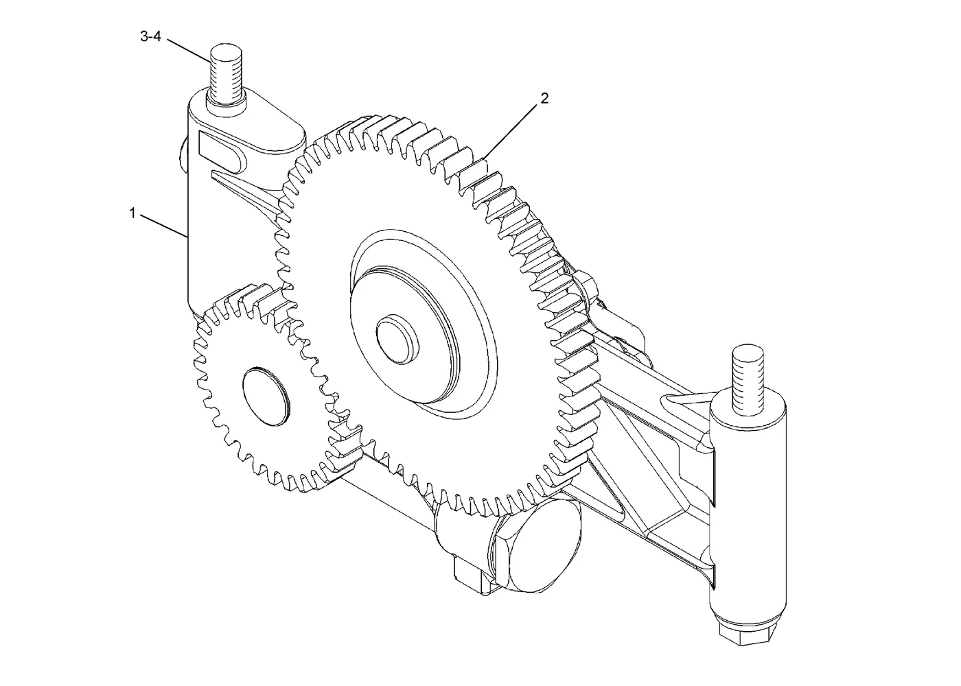 330D · LUBRICATION SYSTEM · 195-8098 CAT parts diagram