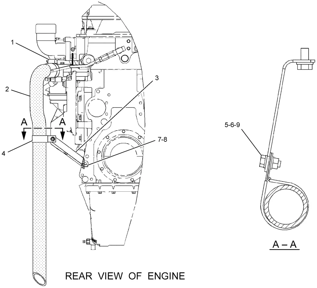 330D · LUBRICATION SYSTEM · 196-1829 CAT parts diagram