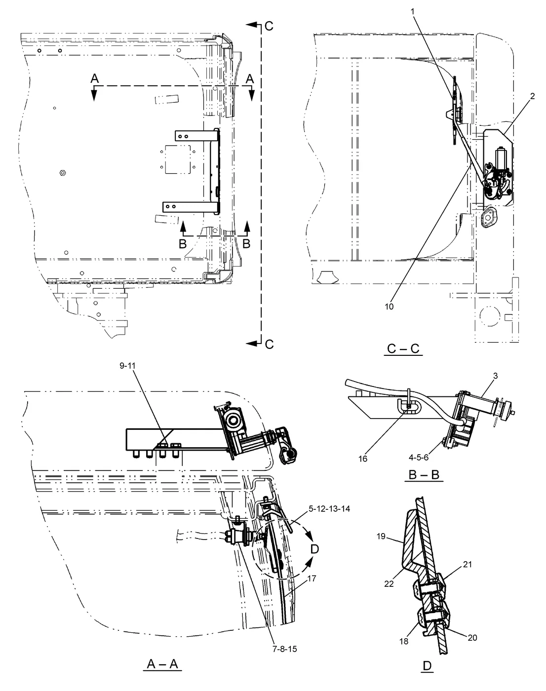 330D · OPERATOR STATION · 229-9087 CAT parts diagram