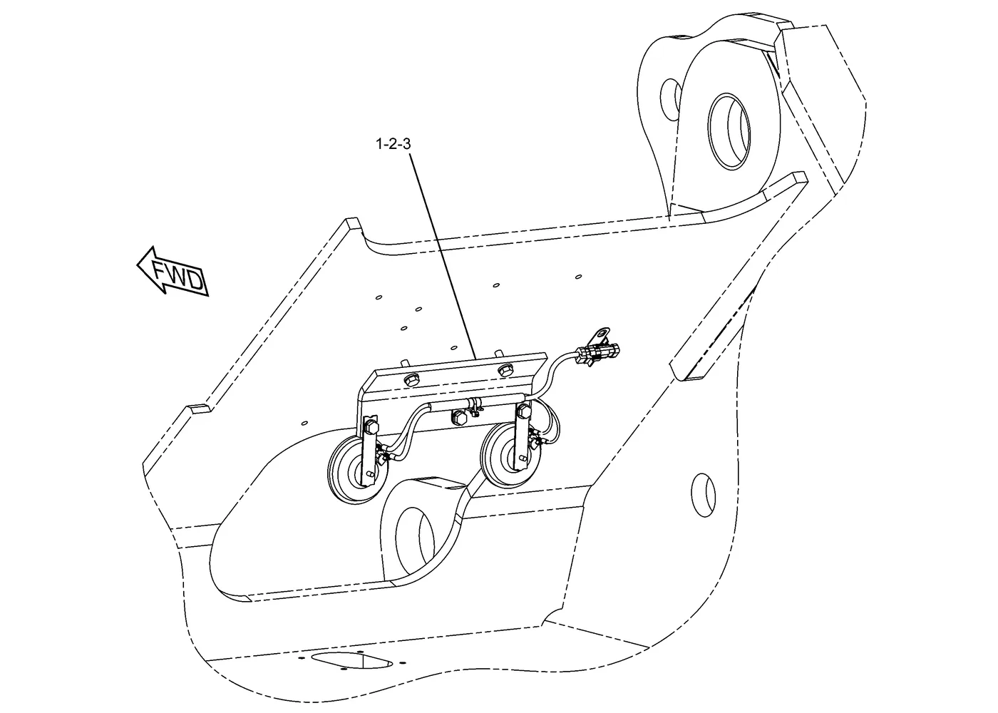 330D · OPERATOR STATION · 259-7349 CAT parts diagram