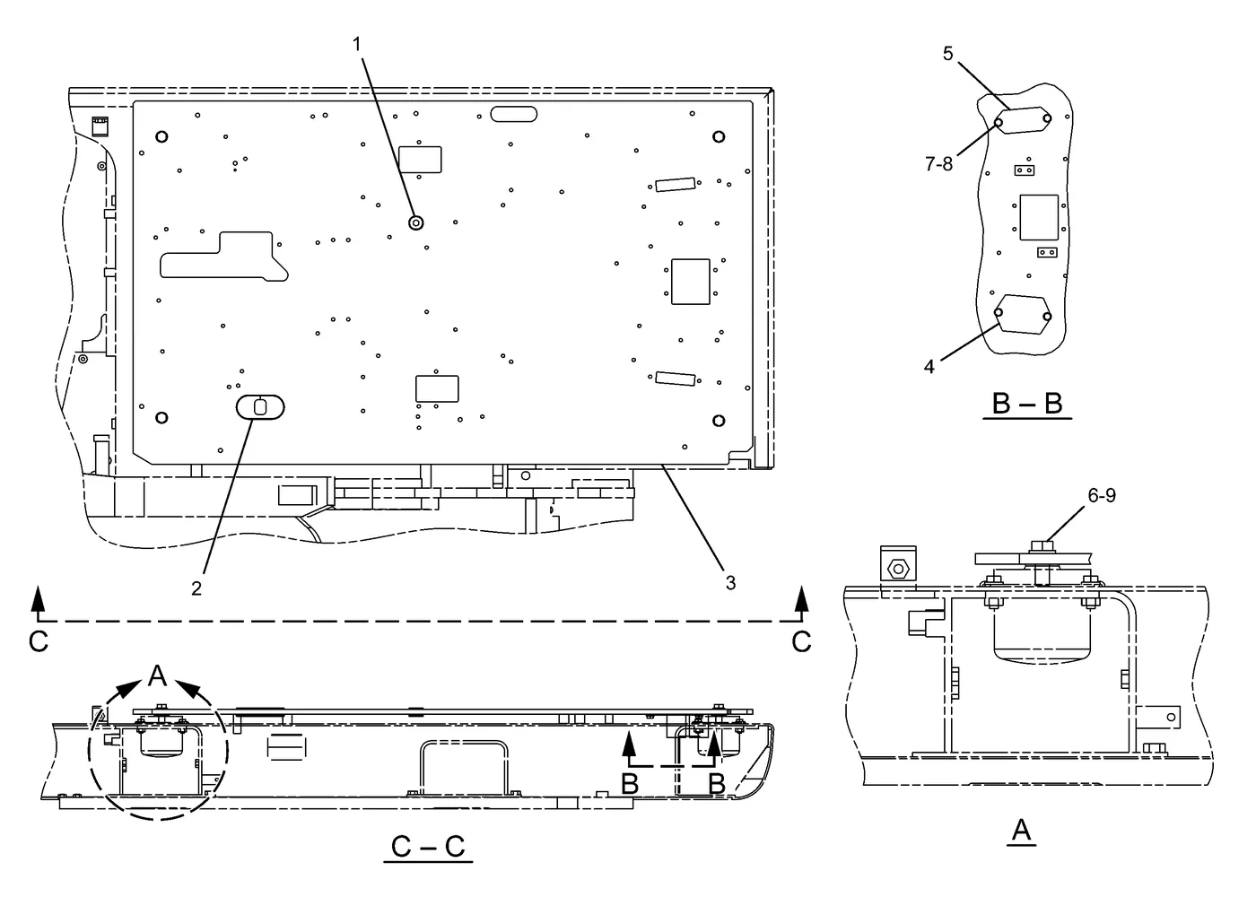 330D · OPERATOR STATION · 240-5064 CAT parts diagram