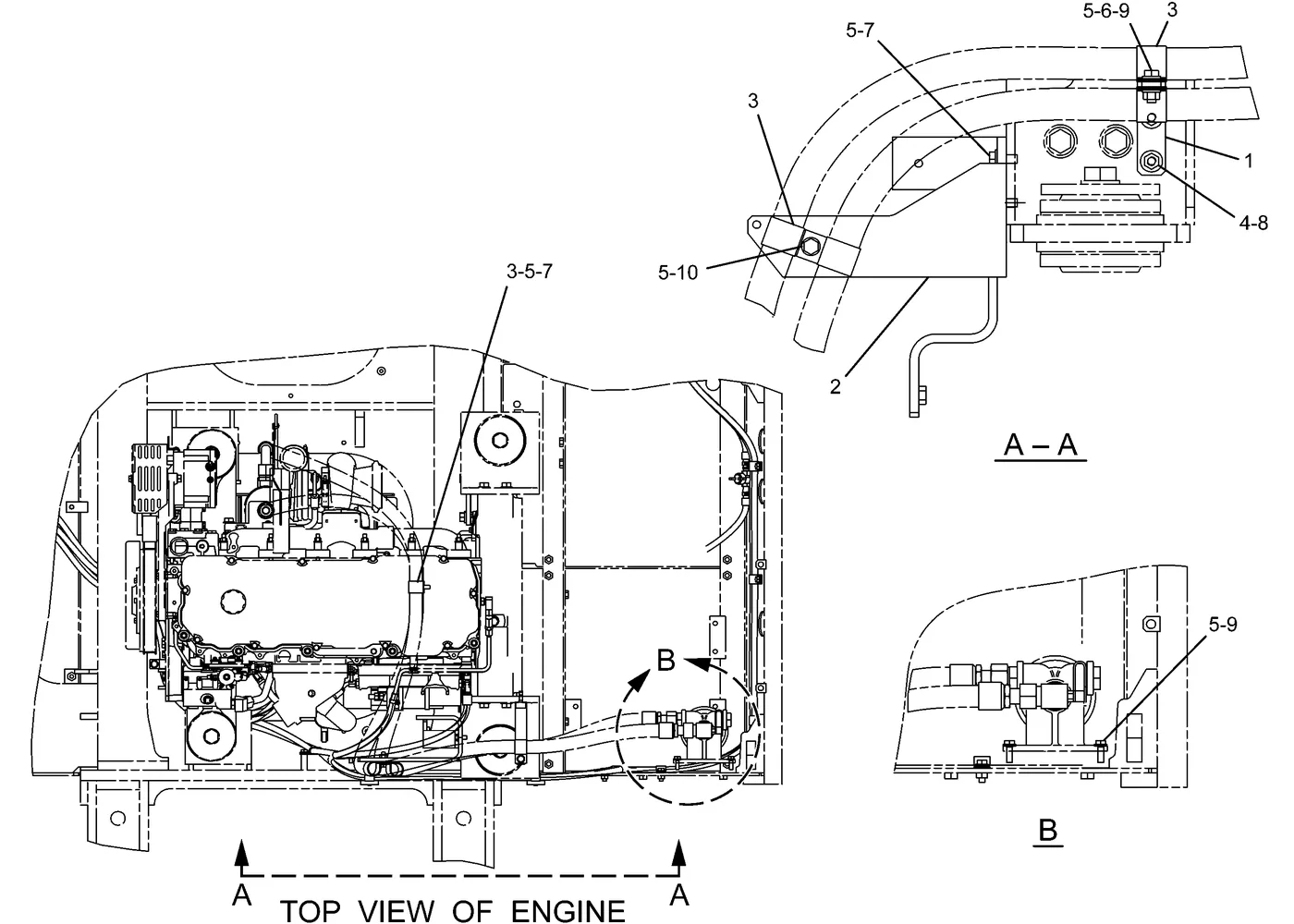 330D · LUBRICATION SYSTEM · 239-6409 CAT parts diagram
