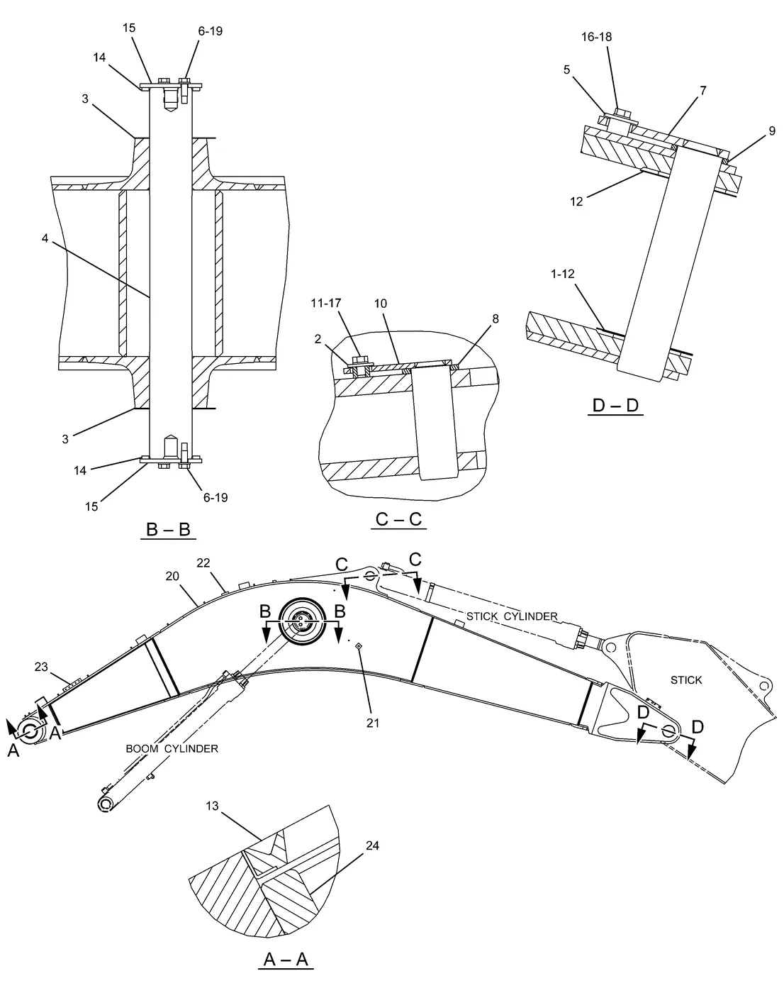 330D · IMPLEMENTS · 234-3929 CAT parts diagram
