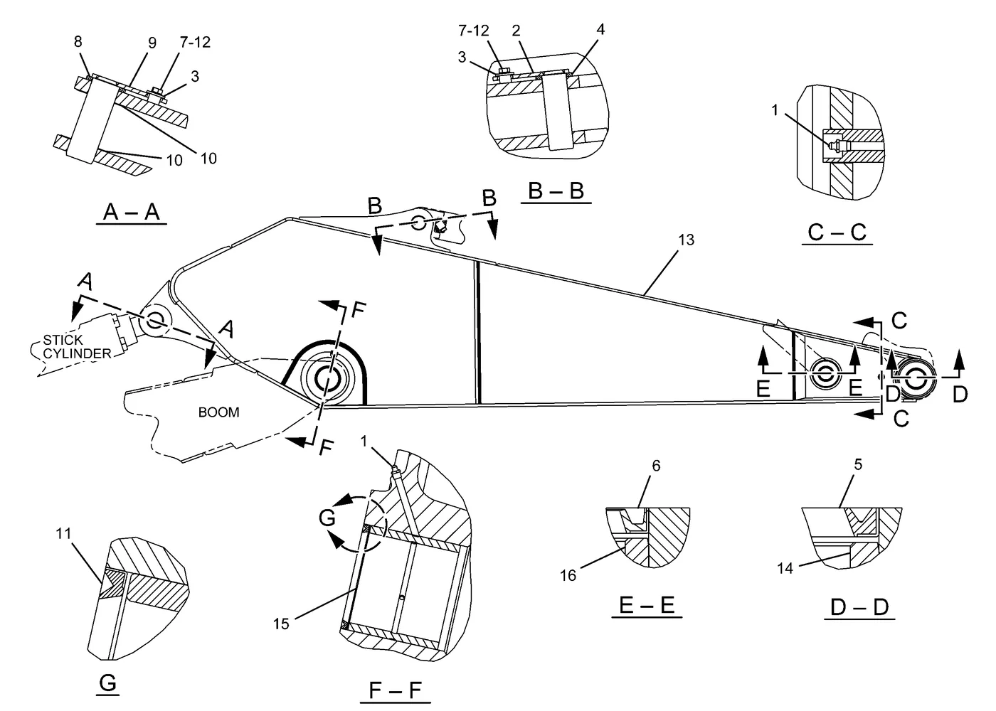330D · IMPLEMENTS · 239-2698 CAT parts diagram