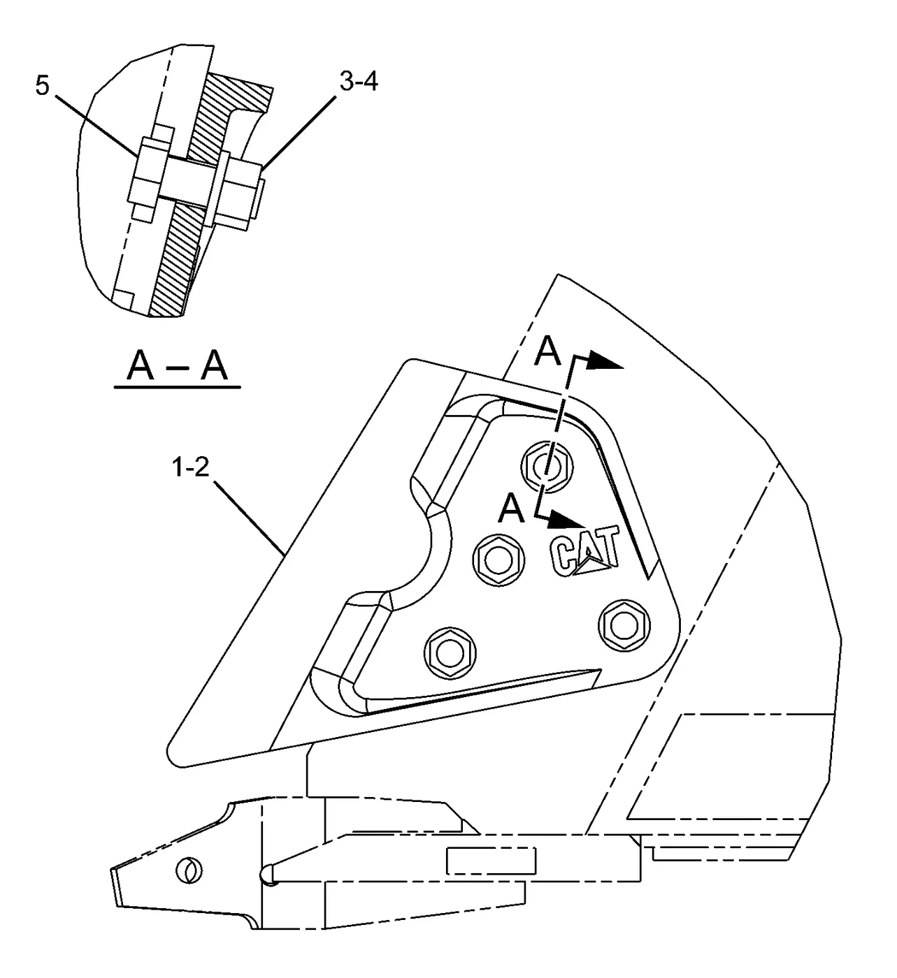 330D · IMPLEMENTS · 112-2481 CAT parts diagram