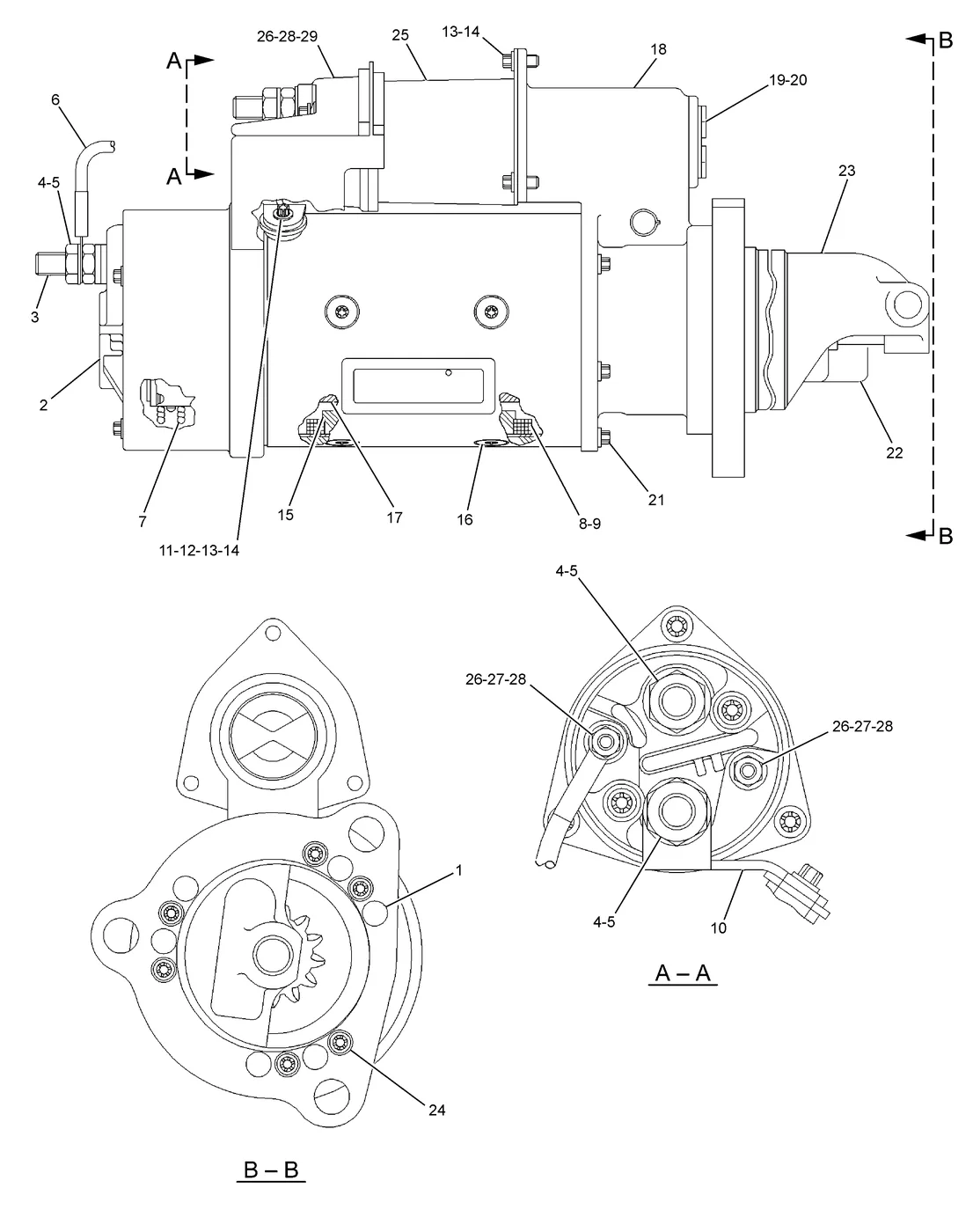 330D · ELECTRICAL AND STARTING SYSTEM · 207-1557 CAT parts diagram