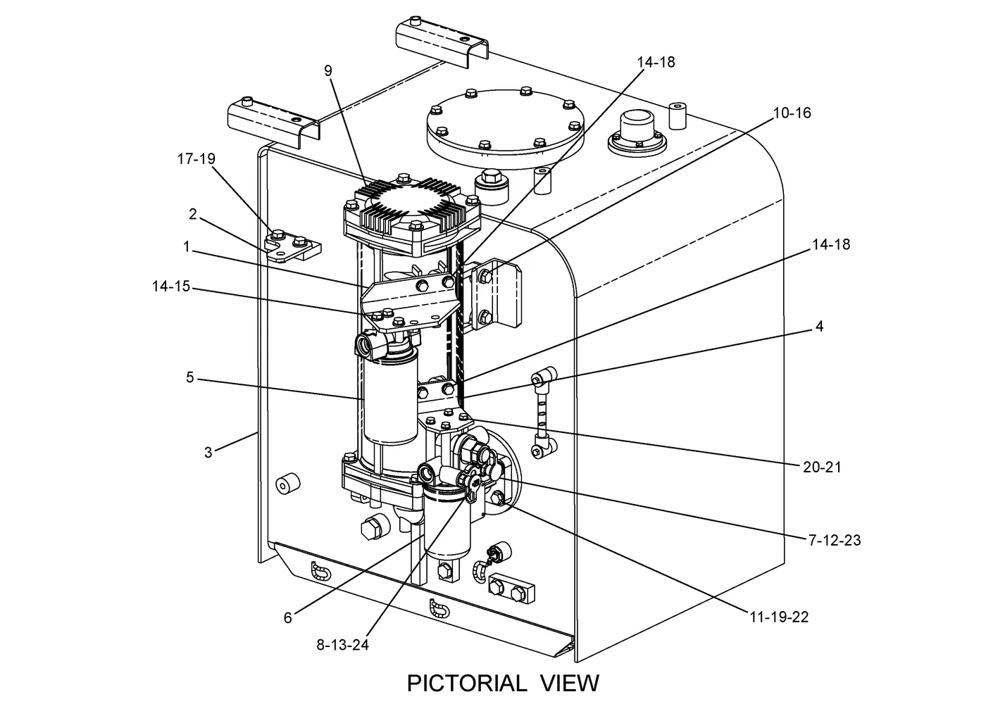 330D · HYDRAULIC SYSTEM · 239-1611 CAT parts diagram