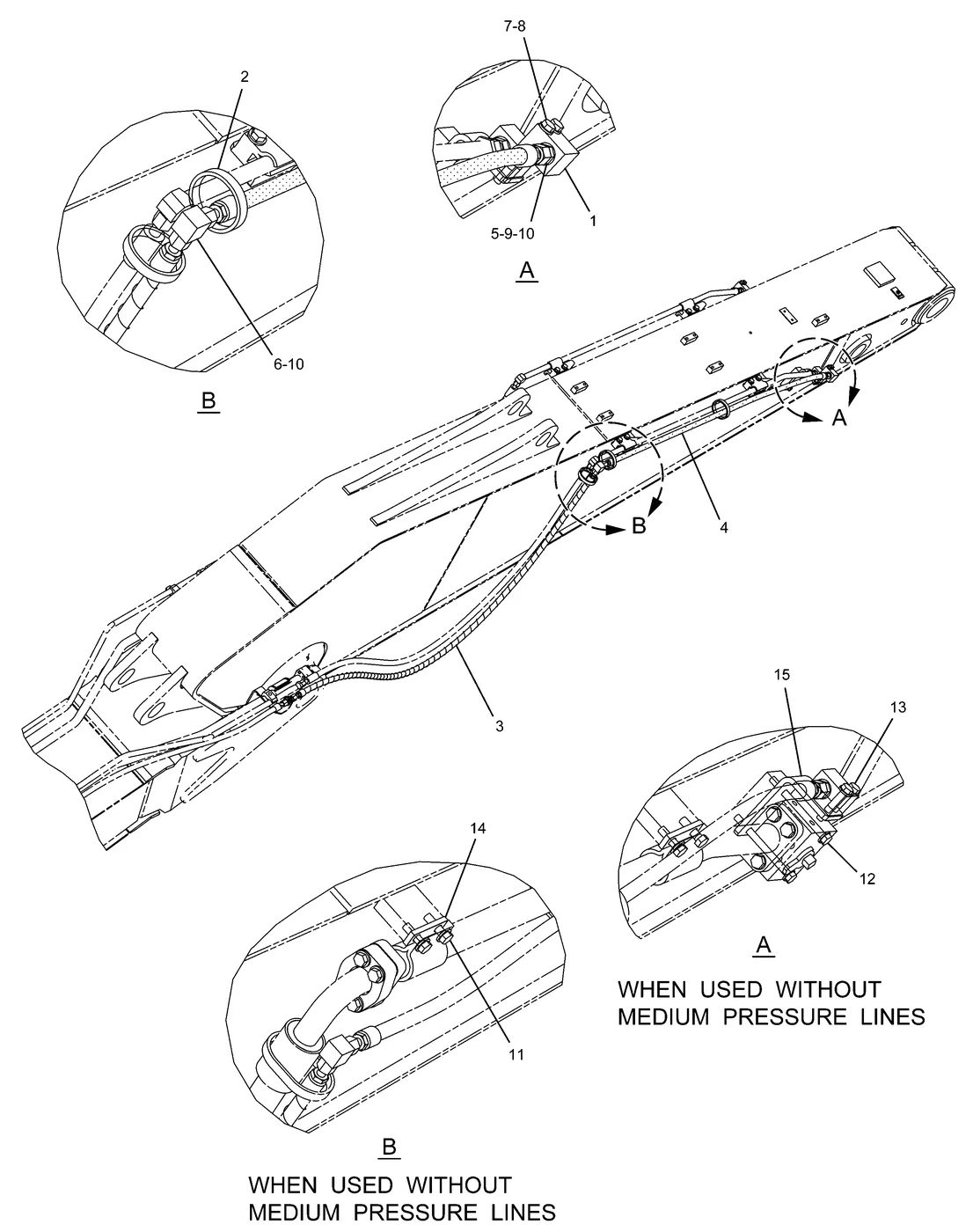 330D · HYDRAULIC SYSTEM · 253-6597 CAT parts diagram