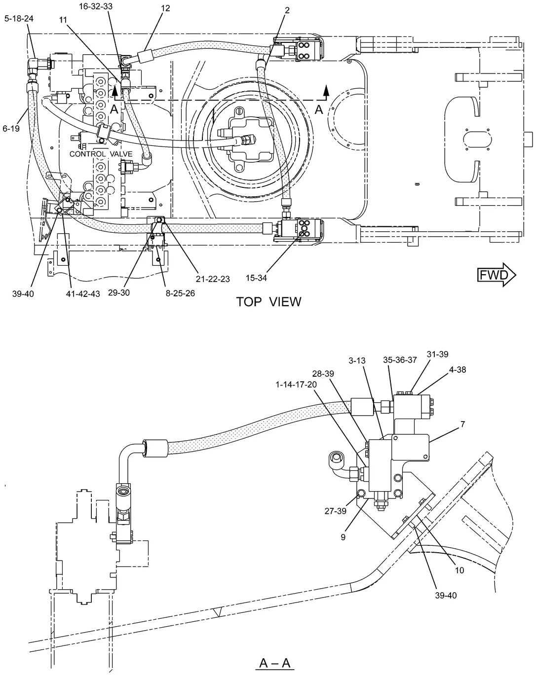 330D CAT parts diagram