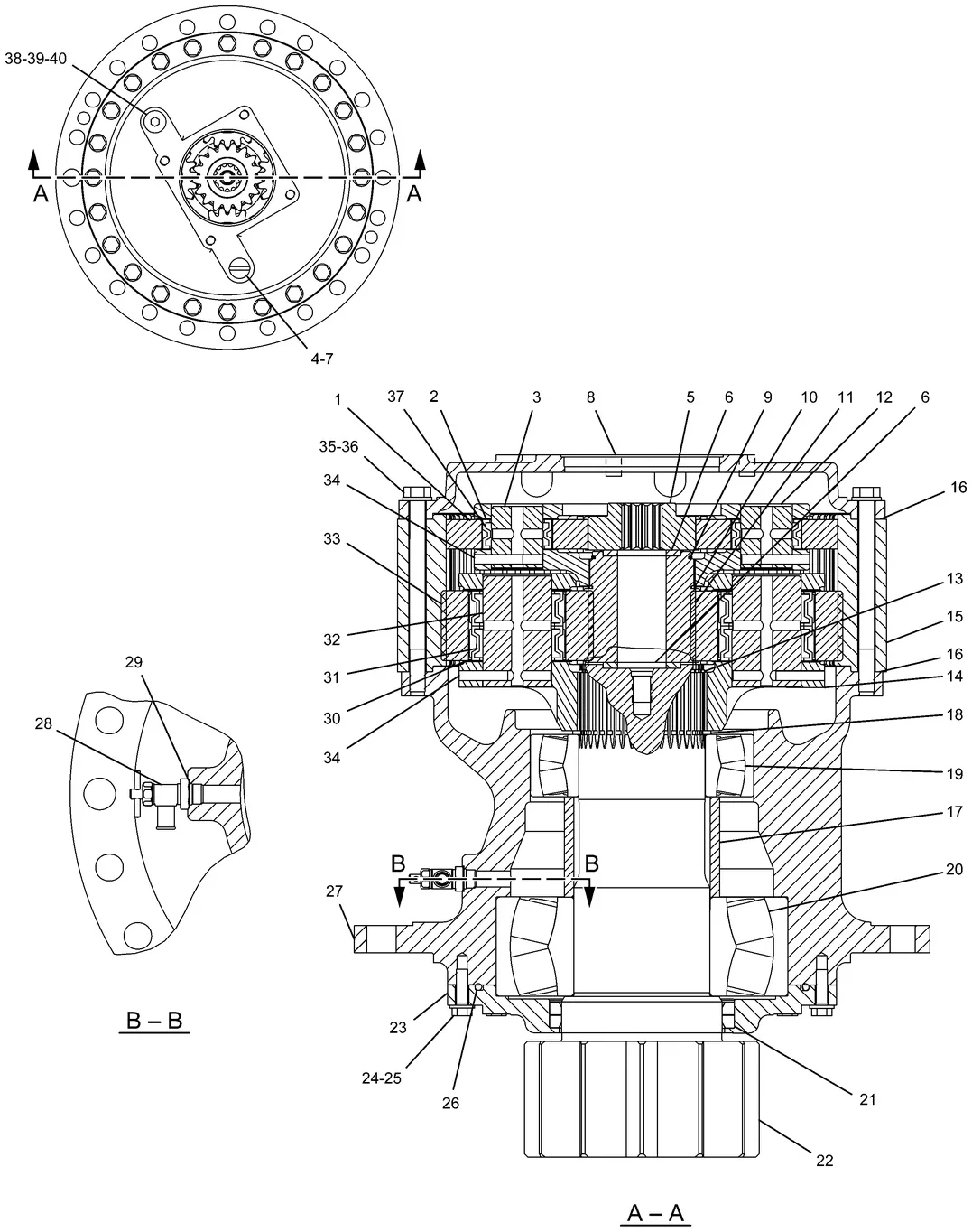 330D CAT parts diagram