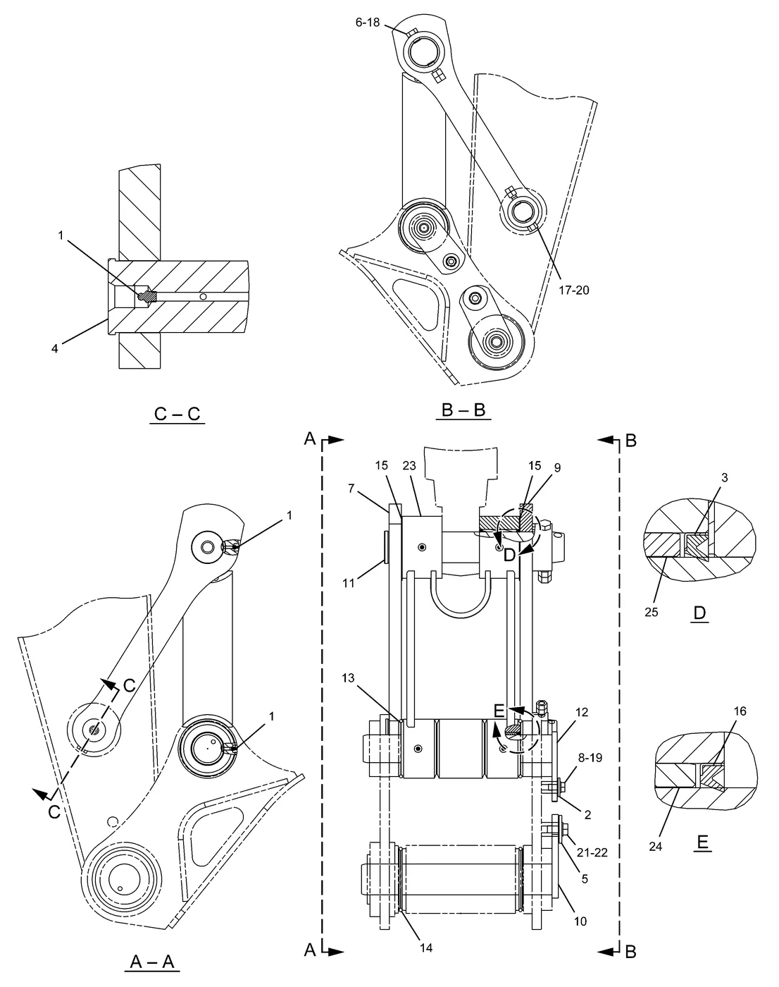 330D · IMPLEMENTS · 236-8378 CAT parts diagram