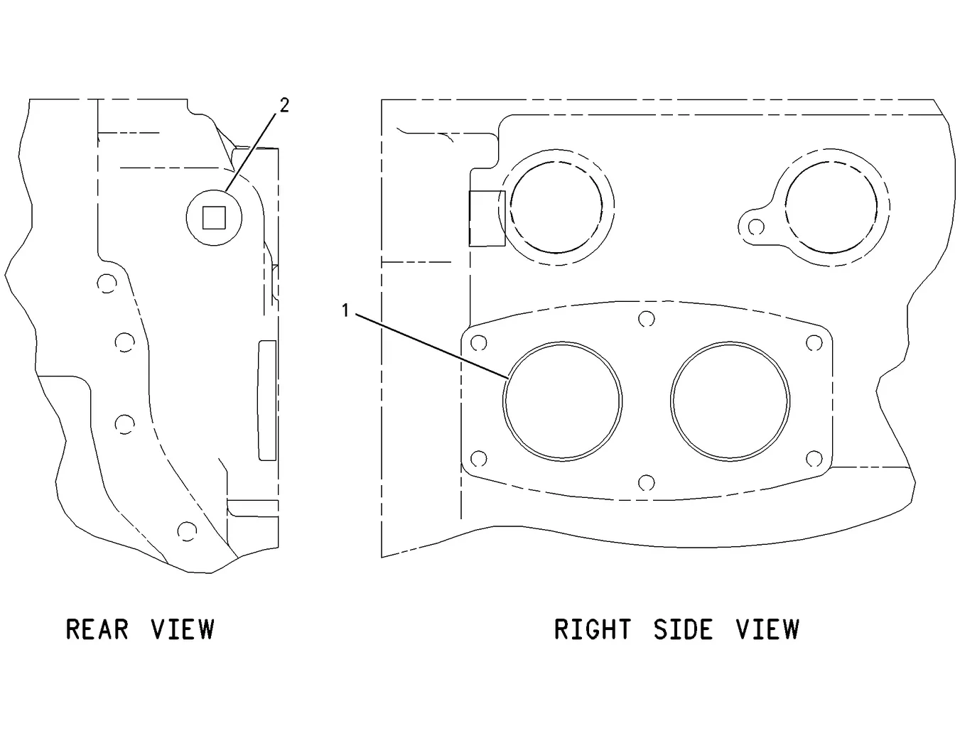 336D · COOLING SYSTEM · 205-4013 CAT parts diagram