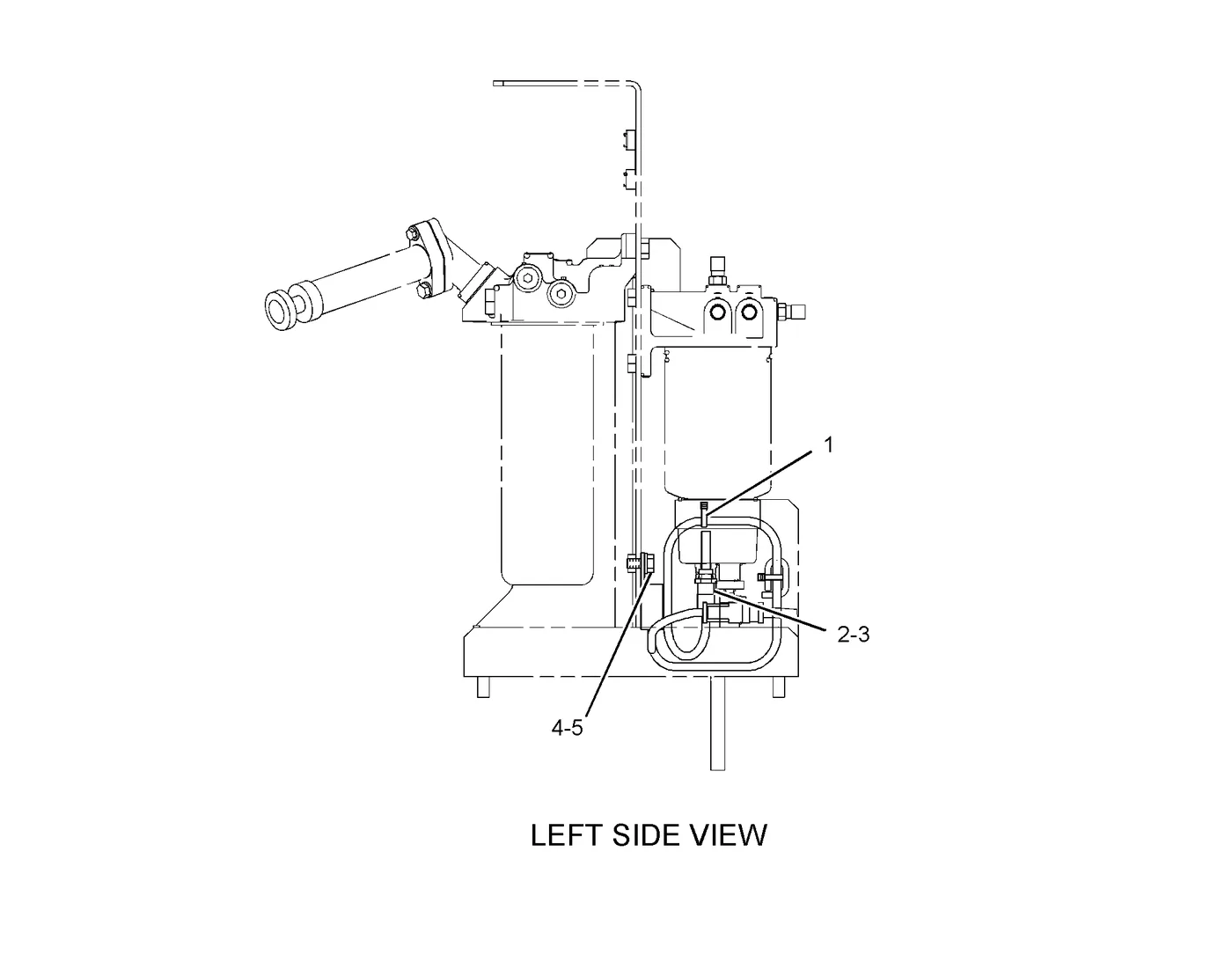336D · ELECTRICAL AND STARTING SYSTEM · 233-1124 CAT parts diagram