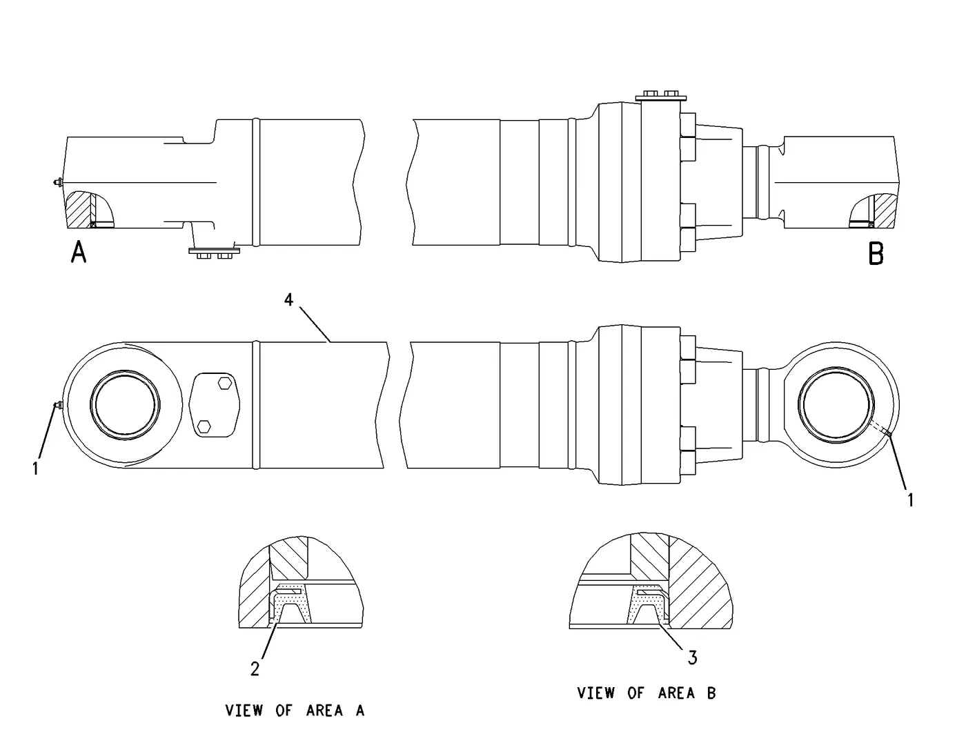 336D · UNDERCARRIAGE · 234-4603 CAT parts diagram