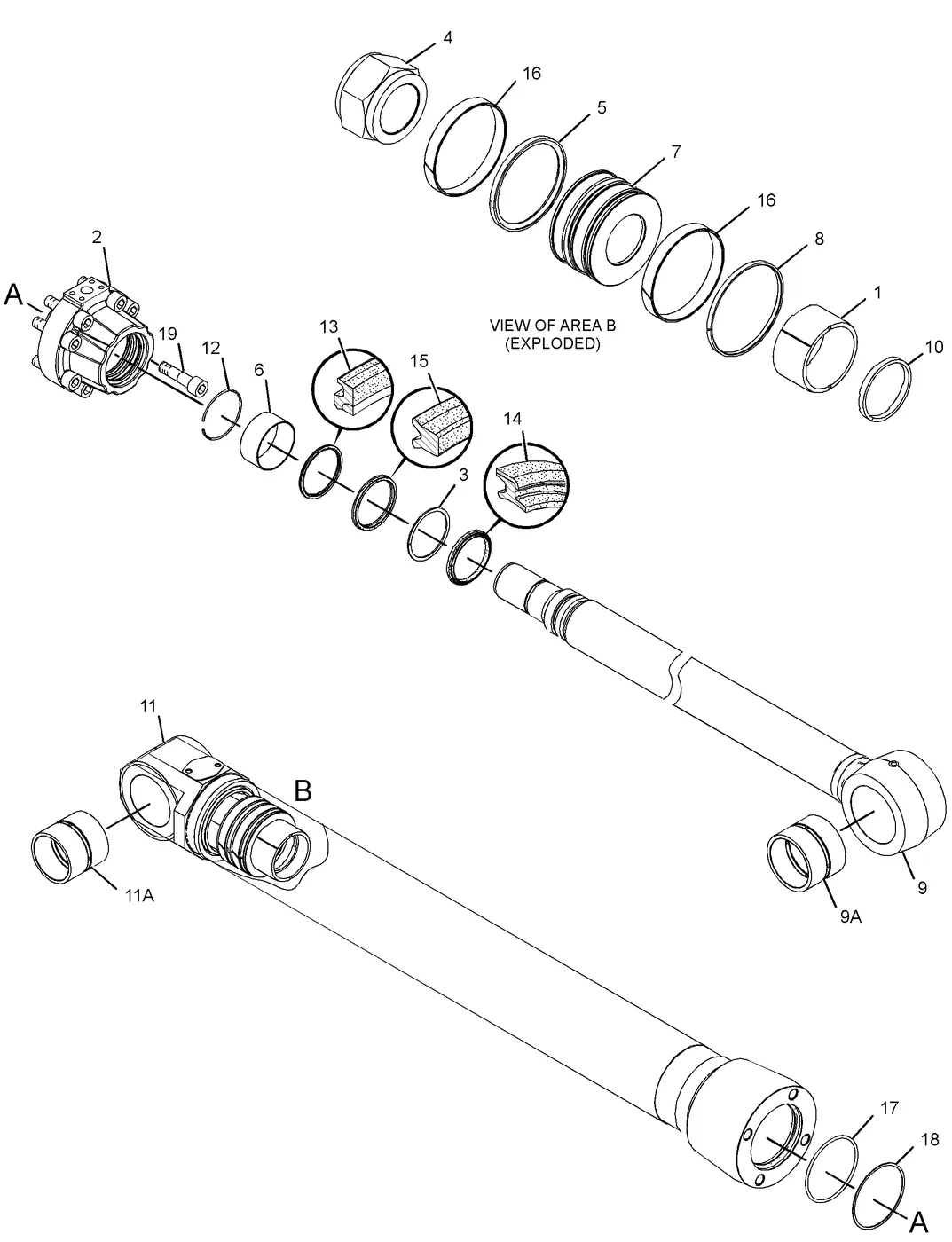 336D · UNDERCARRIAGE · 311-9517 CAT parts diagram