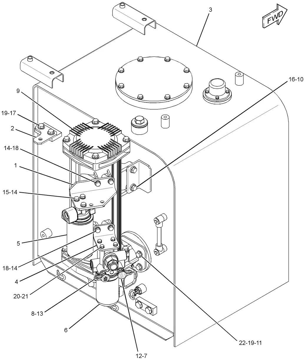 336D · UNDERCARRIAGE · 239-1611 CAT parts diagram