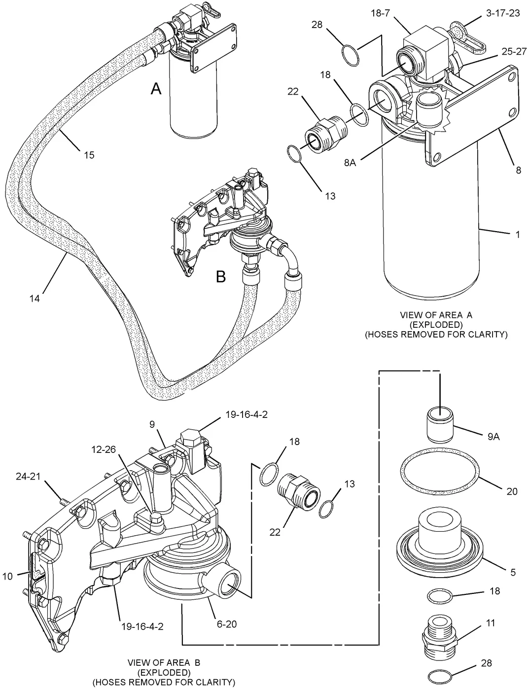 336D · LUBRICATION SYSTEM · 187-0474 CAT parts diagram